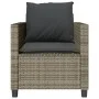 Gartenstühle und Tischchen mit Kissen, 3-teilig, aus grauem PE-Rattan. von , Gartensets - Ref: Foro24-4003898, Preis: 237,03 ...