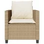 Garden set 3 pieces synthetic rattan chairs and table with beige cushion by , Garden sets - Ref: Foro24-4003900, Price: 237,0...
