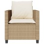 Gartenmöbel-Set 3-teilig aus synthetischem Rattan mit beigen Kissen von , Gartensets - Ref: Foro24-4003900, Preis: 237,84 €, ...