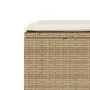 Sillas y mesita de jardín 3 piezas ratán sintético cojín beige de , Conjuntos de jardín - Ref: Foro24-4003900, Precio: 238,14...