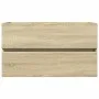 Armario lavabo madera de ingeniería roble Sonoma 80x38,5x45 cm de , Muebles de baño - Ref: Foro24-849637, Precio: 58,12 €, De...