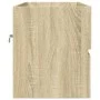 Armario lavabo madera de ingeniería roble Sonoma 80x38,5x45 cm de , Muebles de baño - Ref: Foro24-849637, Precio: 58,12 €, De...
