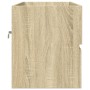 Waschbeckenunterschrank aus Sonoma-Eichen-Ingenieurholz 80x38,5x45 cm. von , Badezimmermöbel - Ref: Foro24-849637, Preis: 59,...