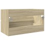 Waschbeckenunterschrank aus Sonoma-Eichen-Ingenieurholz 80x38,5x45 cm. von , Badezimmermöbel - Ref: Foro24-849637, Preis: 59,...
