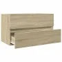 Armario lavabo madera de ingeniería roble Sonoma 80x38,5x45 cm de , Muebles de baño - Ref: Foro24-849637, Precio: 58,12 €, De...