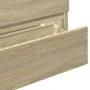 Waschbeckenunterschrank aus Sonoma-Eichen-Ingenieurholz 80x38,5x45 cm. von , Badezimmermöbel - Ref: Foro24-849637, Preis: 59,...