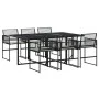 7-piece garden dining set with black synthetic rattan cushions by , Garden sets - Ref: Foro24-3295024, Price: 652,43 €, Disco...