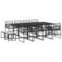 Garden dining set with 13-piece black synthetic rattan cushions by , Garden sets - Ref: Foro24-3295030, Price: 998,55 €, Disc...