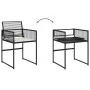 Garden dining set with 13-piece black synthetic rattan cushions by , Garden sets - Ref: Foro24-3295030, Price: 998,55 €, Disc...