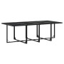 Set comedor de jardín con cojines 13 pzas ratán sintético negro de , Conjuntos de jardín - Ref: Foro24-3295030, Precio: 740,9...