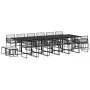 Garden furniture set 17 pieces with black synthetic rattan cushions by , Garden sets - Ref: Foro24-3295032, Price: 1,00 €, Di...