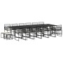 Gartenmöbel-Set, 17-teilig, mit schwarzen Polstern aus synthetischem Rattan. von , Gartensets - Ref: Foro24-3295032, Preis: 1...