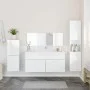 Badezimmermöbel-Set, 4-teilig, aus glänzend weißem Sperrholz. von , Badezimmermöbel - Ref: Foro24-3308525, Preis: 188,70 €, R...
