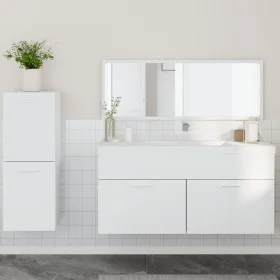 3-teiliges Badezimmermöbelset aus weißem Sperrholz von , Badezimmermöbel - Ref: Foro24-3308531, Preis: 113,46 €, Rabatt: %