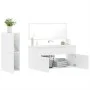 Juego de muebles de baño 3 pzas madera contrachapada blanco de , Muebles de baño - Ref: Foro24-3308531, Precio: 116,18 €, Des...