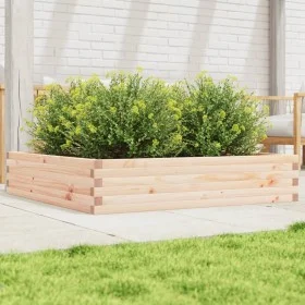 Solid pine wood planter 110x110x23 cm by , Pots and planters - Ref: Foro24-847213, Price: 104,65 €, Discount: %