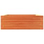 Solid pine wood brown waxed planter 70x70x23 cm by , Pots and planters - Ref: Foro24-847195, Price: 69,54 €, Discount: %