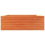 Solid pine wood brown waxed planter 70x70x23 cm by , Pots and planters - Ref: Foro24-847195, Price: 69,54 €, Discount: %