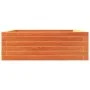 Solid pine wood brown waxed planter 70x70x23 cm by , Pots and planters - Ref: Foro24-847195, Price: 68,82 €, Discount: %