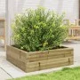 Imprägnierte Kiefernholz-Pflanzschale 70x70x23 cm von , Töpfe und Pflanzgefäße - Ref: Foro24-847197, Preis: 75,77 €, Rabatt: %