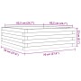 Imprägnierte Kiefernholz-Pflanzschale 70x70x23 cm von , Töpfe und Pflanzgefäße - Ref: Foro24-847197, Preis: 76,99 €, Rabatt: %