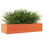 Jardinera de madera maciza de pino marrón cera 110x40x23 cm de , Maceteros y jardineras - Ref: Foro24-847230, Precio: 74,63 €