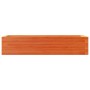 Solid pine wood planter in brown wax 110x40x23 cm by , Pots and planters - Ref: Foro24-847230, Price: 74,68 €, Discount: %