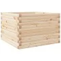 Jardinera de madera maciza de pino 70x70x45,5 cm de , Maceteros y jardineras - Ref: Foro24-847253, Precio: 105,91 €, Descuent...