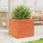Jardinera madera maciza de pino marrón cera 50x50x45,5 cm de , Maceteros y jardineras - Ref: Foro24-847245, Precio: 84,81 €, ...