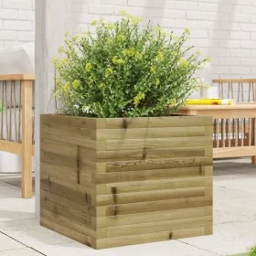 Pine wood planter box impregnated 50x50x45.5 cm by , Pots and planters - Ref: Foro24-847247, Price: 85,09 €, Discount: %