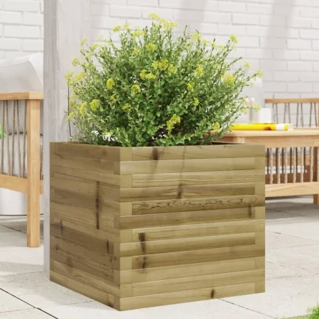 Imprägnierte Kiefernholz-Pflanzschale 50x50x45,5 cm von , Töpfe und Pflanzgefäße - Ref: Foro24-847247, Preis: 85,41 €, Rabatt: %