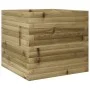 Pine wood planter box impregnated 50x50x45.5 cm by , Pots and planters - Ref: Foro24-847247, Price: 85,41 €, Discount: %