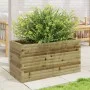 Pine wood planter impregnated 90x40x45.5 cm by , Pots and planters - Ref: Foro24-847272, Price: 107,63 €, Discount: %