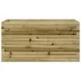 Pine wood planter impregnated 90x40x45.5 cm by , Pots and planters - Ref: Foro24-847272, Price: 107,63 €, Discount: %