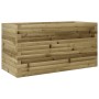 Pine wood planter impregnated 90x40x45.5 cm by , Pots and planters - Ref: Foro24-847272, Price: 108,77 €, Discount: %