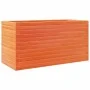 Jardinera de madera maciza de pino marrón cera 90x40x45,5 cm de , Maceteros y jardineras - Ref: Foro24-847270, Precio: 107,05...