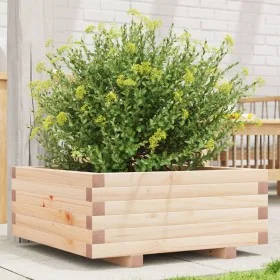 Massive Holzblumenkasten aus Kiefer 60x60x26,5 cm von , Töpfe und Pflanzgefäße - Ref: Foro24-847298, Preis: 62,56 €, Rabatt: %
