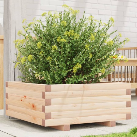 Massive Holzblumenkasten aus Kiefer 60x60x26,5 cm von , Töpfe und Pflanzgefäße - Ref: Foro24-847298, Preis: 77,02 €, Rabatt: %
