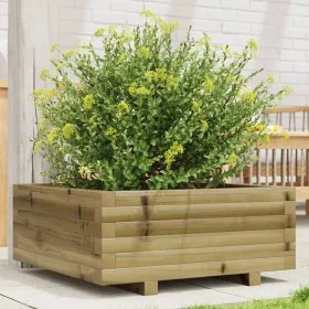 Jardinera de madera de pino impregnada 60x60x26,5 cm de , Maceteros y jardineras - Ref: Foro24-847302, Precio: 67,28 €, Descu...