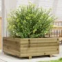 Jardinera de madera de pino impregnada 60x60x26,5 cm de , Maceteros y jardineras - Ref: Foro24-847302, Precio: 67,28 €, Descu...