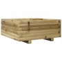 Imprägnierte Kiefernholz-Pflanzschale 60x60x26,5 cm von , Töpfe und Pflanzgefäße - Ref: Foro24-847302, Preis: 67,97 €, Rabatt: %