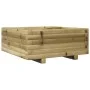 Jardinera de madera de pino impregnada 60x60x26,5 cm de , Maceteros y jardineras - Ref: Foro24-847302, Precio: 67,28 €, Descu...