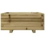 Imprägnierte Kiefernholz-Pflanzschale 60x60x26,5 cm von , Töpfe und Pflanzgefäße - Ref: Foro24-847302, Preis: 67,28 €, Rabatt: %