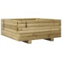 Imprägnierte Kiefernholz-Pflanzschale 60x60x26,5 cm von , Töpfe und Pflanzgefäße - Ref: Foro24-847302, Preis: 67,97 €, Rabatt: %