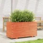 Massive Pinienholz-Pflanzgefäß in brauner Wachsoptik, 90x40x49,5 cm. von , Töpfe und Pflanzgefäße - Ref: Foro24-847375, Preis...