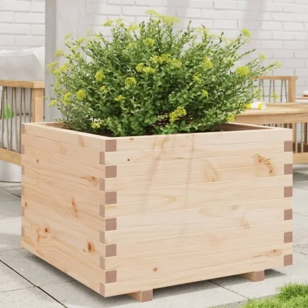 Solid pine wood planter 70x70x49.5 cm by , Pots and planters - Ref: Foro24-847363, Price: 149,12 €, Discount: %
