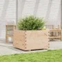 Solid pine wood planter 70x70x49.5 cm by , Pots and planters - Ref: Foro24-847363, Price: 149,12 €, Discount: %