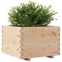 Massive Holzblumenkasten aus Kiefer 70x70x49,5 cm von , Töpfe und Pflanzgefäße - Ref: Foro24-847363, Preis: 151,29 €, Rabatt: %