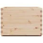 Solid pine wood planter 70x70x49.5 cm by , Pots and planters - Ref: Foro24-847363, Price: 149,12 €, Discount: %