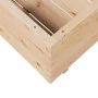Solid pine wood planter 70x70x49.5 cm by , Pots and planters - Ref: Foro24-847363, Price: 149,12 €, Discount: %